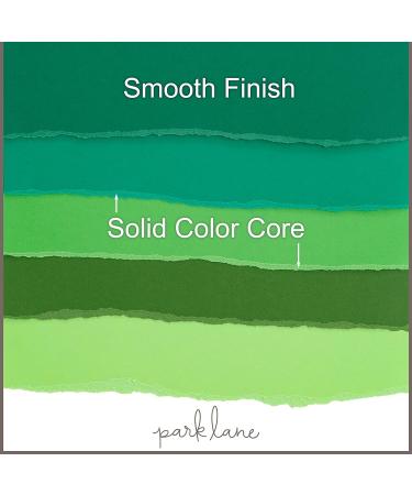 Cardstock 8.5 x 11 Paper Pack - Assorted Colored Scrapbook Paper 65lb - Double Sided Card Stock for Crafts Embossing Cardmaking - 50 Sheets Solid Core Greens - Buy Online on SooperMarket.com