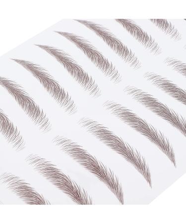 ANKROYU 10 Types Professional Eyebrow Stickers - Natural Brown Transfer Stickers for Women | Perfect Eyebrow Solution - Buy Online on SooperMarket.com