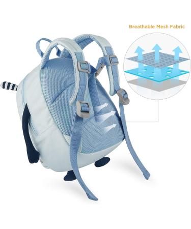 GAGAKU Mini Toddler Backpack for Boys 2-5 Years | Anti-Lost Preschool Backpack with Leash in Blue - Buy Online on SooperMarket.com