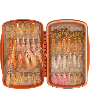 Tacky Pescador Small Waterproof Silicone Slit Fly Box - Burnt Orange | Fly Fishing Box - Buy Online on SooperMarket.com