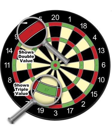 Magnetic Dart Board Game Set - Safe Indoor Outdoor Fun for Kids and Adults | 12pcs Magnetic Darts | Perfect Family Gift - Buy Online on SooperMarket.com