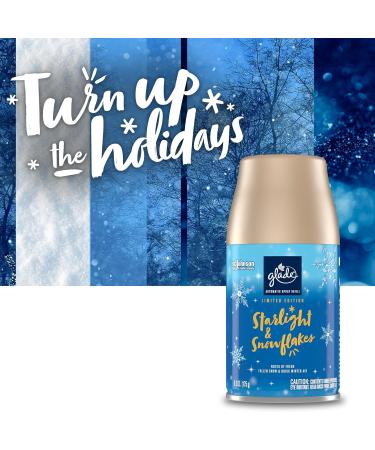 Glade Automatic Spray Refill - Starlight & Snowflakes Air Freshener for Home & Bathroom - 6.2 Oz - International Shipping Available - Buy Online on SooperMarket.com
