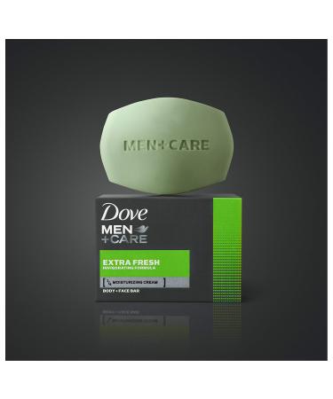 Dove Men+Care 3-in-1 Bar - Extra Fresh Body Face & Shaving Cleanser | 4 Bars 3.75 oz | Hydrating & Moisturizing Soap - Buy Online on SooperMarket.com