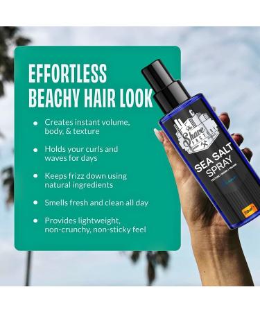the shave factory Ocean - Sea Salt Spray Salt Water Spray Hair Salt Spray for Hair Volume Spray Texture Spray Hair (3 x 250 ml (8.45 Floz)) - Buy Online on SooperMarket.com