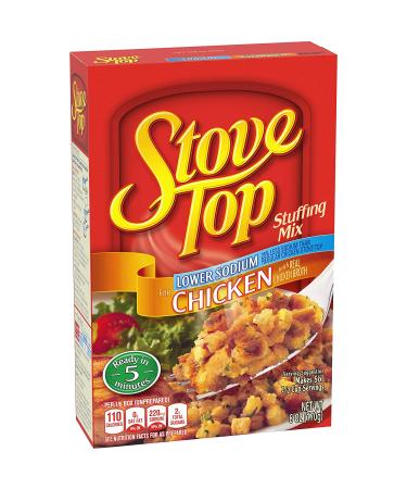 Low Sodium Chicken Stuffing Mix (6 oz) - 25% Less Sodium | Stove Top Approved - Buy Online on SooperMarket.com