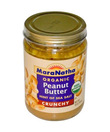 MaraNatha Organic Peanut Butter Crunchy 16 oz (454 g)