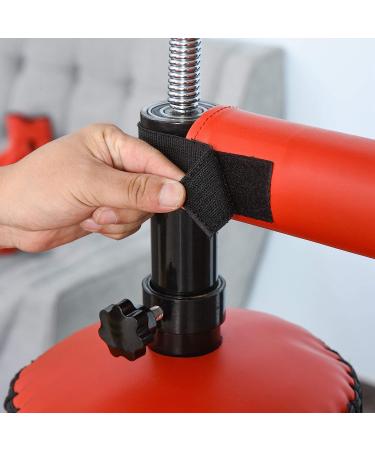 Soozier Boxing Bag Freestanding Punch Bag with Reflex Bar  Gloves  Rotating Flexible Arm  Speed Ball  Waterable Base for Adult & Kids - Buy Online on SooperMarket.com