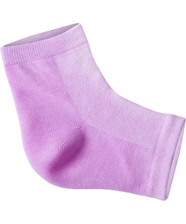 Glowxie Moisturizing Gel Heel Socks - 2 Pairs | Deep Hydration for Cracked Heels with Essential Oils and Vitamins | Open Toe Design - Buy Online on SooperMarket.com