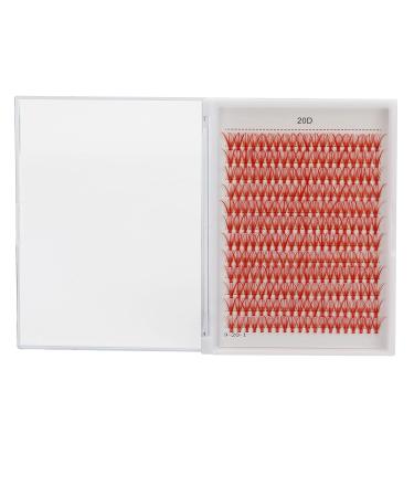Bodermincer D Curl Cluster Eyelashes - 240pcs 20D in Red Blue Black Brown Purple | 12mm False Eyelashes & Extensions - Buy Online on SooperMarket.com