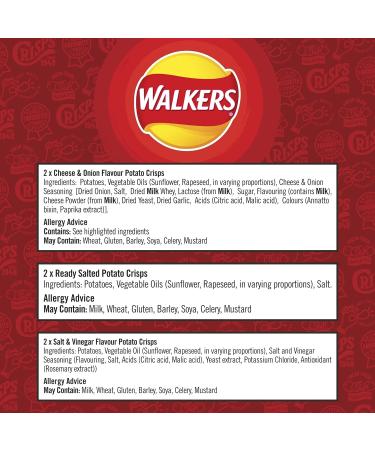 Walkers Crisp Classic Variety 25g (30 Pack) - Buy Online on SooperMarket.com