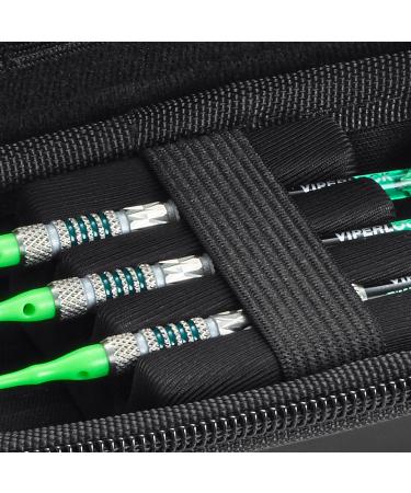 Casemaster Sentry Dart Case - Slim EVA Shell for Steel and Soft Tip Darts - Holds 6 Darts with Built-in Storage - Black - Buy Online on SooperMarket.com