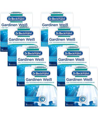 Dr. Beckmann Curtains White Pack of 8 (8x 120 g) 120 g (Pack of 8)