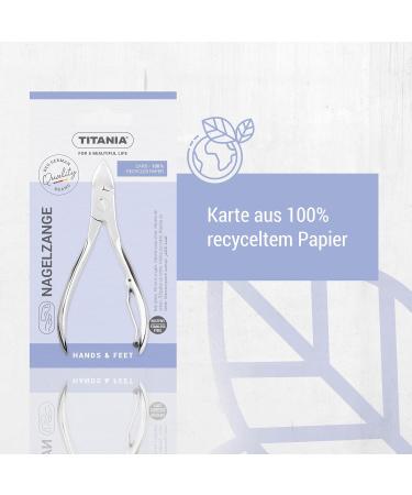 Titania Extra Sharp Professional Nail Tongs (10.5 cm) - Strong Stainless Steel Nail Scissors for Manicure & Pedicure Ideal for Thick & Strong Toenails - International Shipping Available - Buy Online on SooperMarket.com