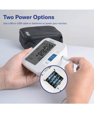 Alcedo Upper Arm Blood Pressure Monitor - Automatic Digital BP Machine with Wide-Range Cuff, LCD Screen, Talking Function, 2x120 Memory - For Home Use - Buy Online on SooperMarket.com