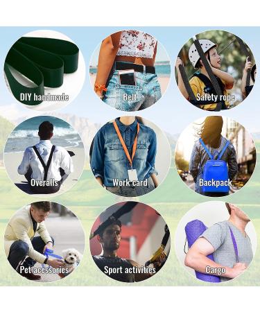 1 Inch Grosun Nylon Webbing Strap for Backpacks, DIY Crafting, Luggage - 12 Colors Available - Buy Online on SooperMarket.com