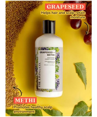 Soothing Conditioner for Dandruff & Itchy Scalp - Grapeseed & Methi 300ml | Buy Internationally - Buy Online on SooperMarket.com