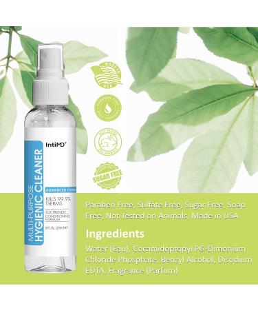 IntiMD Multi-Purpose Hygienic Cleaner | Advanced Pro-Skin Toy-Friendly Conditioning Formula - Ideal for International Use - Buy Online on SooperMarket.com