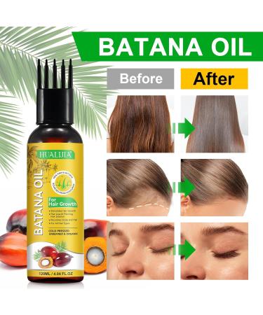 Batana Oil for Hair Growth 120ml Raw Batana Oil Organic from Honduras - for Thicker & Stronger Hair Scalp and Hair Oil Men & Women All Hair Types - Buy Online on SooperMarket.com
