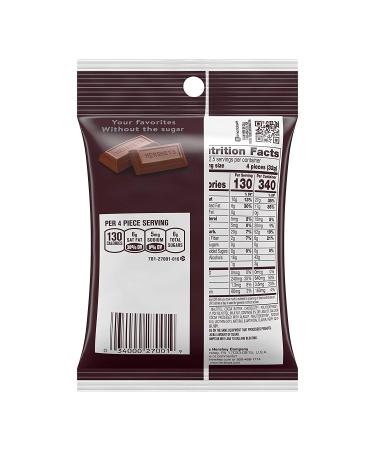 Hershey's Sugar Free Chocolate Candy 3 oz | Individually Wrapped | Pack of 12 - Buy Online on SooperMarket.com