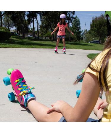 Circle Society Classic Adjustable JoJo Siwa Children's Roller Skates  12-3 US Girls  Rainbow Jojo Party In Pink 12-3 - Buy Online on SooperMarket.com