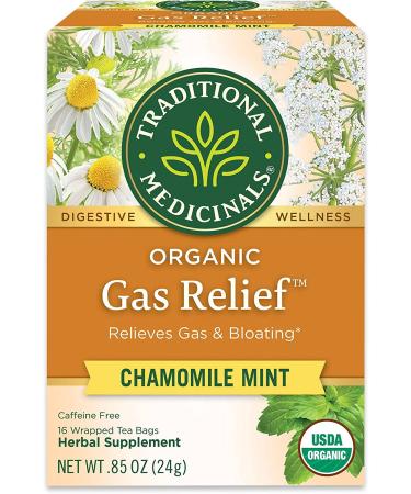 Traditional Medicinals Organic Gas Relief Tea - 16 Bags - Buy Online on SooperMarket.com