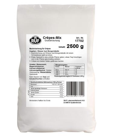 Call crepes dough large packing baking mix for crepes or pancakes simple preparation with water for culinary kitchens hotels and restaurants 2500g cr pestig single
