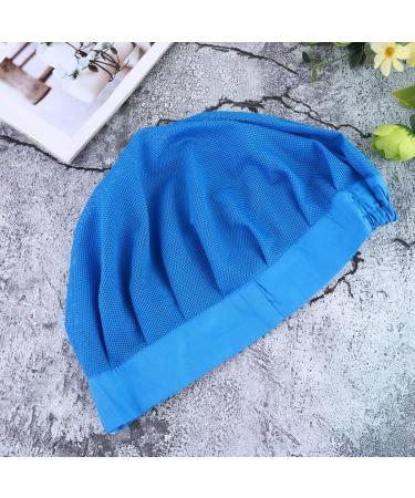 KESYOO Mesh Sleep Cap Bonnet - Breathable Hair Loss Night Cap for Daily Use - Blue - Buy Online on SooperMarket.com