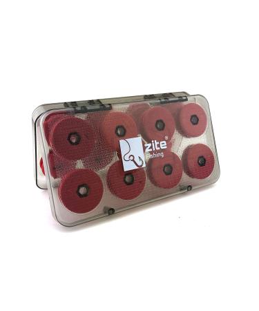 Zite Fishing Leader Winder Box Fishing - 16 Foam Line Winders for Leaders & Rigs in Depot Case