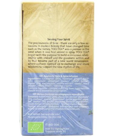 Yogi Tea Breathe Deep - Organic - 6 X 17 Bags - Buy Online on SooperMarket.com