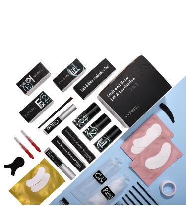 Lash Lift & Brow Lamination Kit - DIY Eyelash Perm with 10ml Airless Pump | Easy At-Home Use | 15+ Applications | Lasts 6 Weeks | 8pc Set - Buy Online on SooperMarket.com
