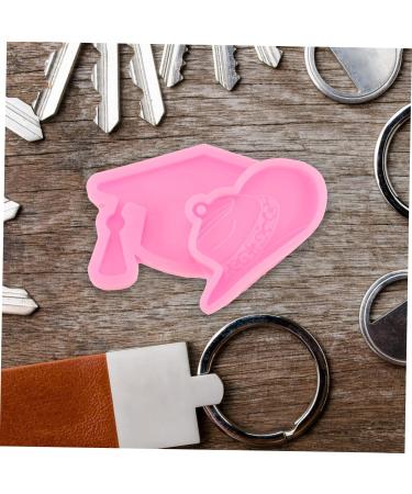 STOBOK Graduation Gift 2pcs Key Chains for Crafts Resin Molds Football Charms Congrats Keychain Mold Jewelry Candy Portable - Buy Online on SooperMarket.com