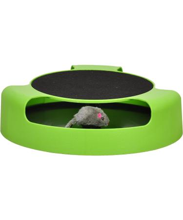 Tech Traders Cat Kitten Catch the Mouse Plush Moving Toy Scratching Claw Care Mat Play Toy - Buy Online on SooperMarket.com