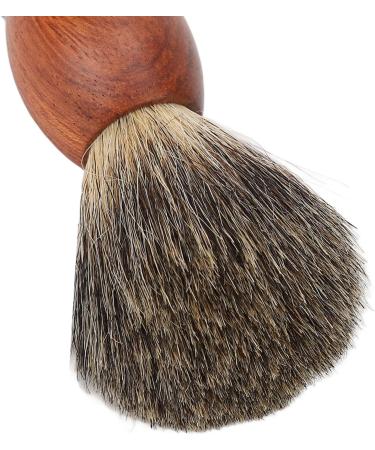 Professional Portable Shaving Brush for Men - Ergonomic Wooden Handle Soft Hair Elegant Design | Ideal for Home & Salon Use - Buy Online on SooperMarket.com