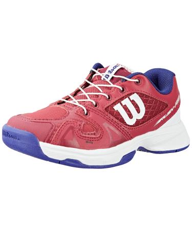 Wilson Girls' Tennis Shoes RUSH PRO JR QL Pink/White/Blue 34 2/3 For all surfaces All player types WRS327900E025