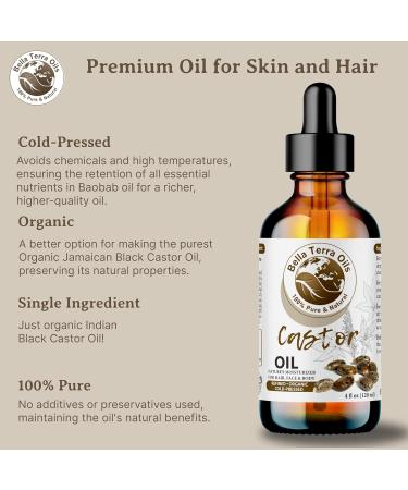 Buy Bella Terra Oils Pure Castor Oil - 1 Gallon for Hair Lashes Brows & Skin | Deeply Moisturizing & Enhances Shine - Pack of 10 - Buy Online on SooperMarket.com