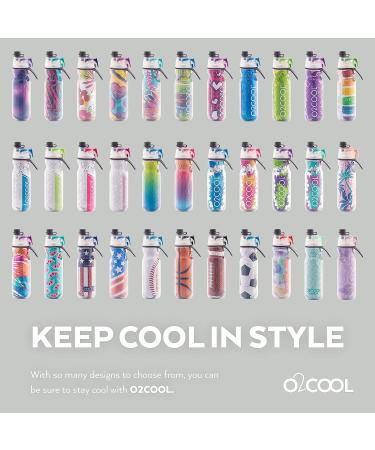 O2COOL Mist 'N Sip 2-in-1 Misting Water Bottle - 20 oz (Splash Blue) - Buy Online on SooperMarket.com