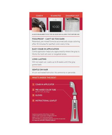 Just For Men A-45 Dark Brown Autostop Fast & Easy Hair Color for Men | 1.2 Ounce | International Shipping Available - Buy Online on SooperMarket.com