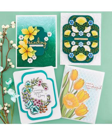 Spellbinders Four Petal Floral 3D Embossing Folder - Clear | Shop Now - Buy Online on SooperMarket.com