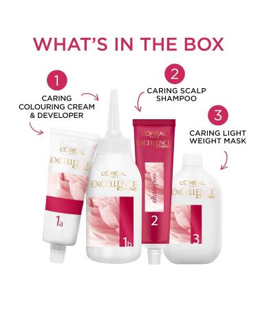 L'Oreal Paris Excellence 5.3 Golden Brown Hair Color - Pack of 3 | International Shipping Available - Buy Online on SooperMarket.com