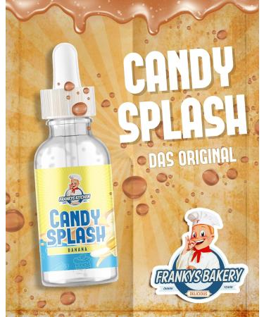 Franky's Bakery Candy Splash Flavor Drops 50ml - Calorie-Free Banana Flavor Enhancer - Delicious Aroma for Bake & Beverages - International Shipping Available - Buy Online on SooperMarket.com
