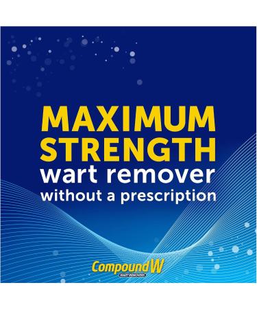 Compound W Wart Remover Salicylic Acid Maximum Strength Fast Acting Gel - 7ml - For Treatment & Common/Plantar Wart Removal - Buy Online on SooperMarket.com