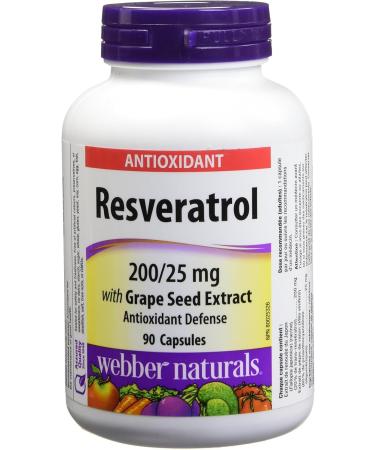 Webber Naturals Resveratrol with Grape Seed Extract Caplet 200/25mg & Omega-3 Fish Oil 1 000 mg 210 Softgels Supports Cardiovascular Health and Brain Function SUPPLEMENT + SUPPLEMENT 03872 - Buy Online on SooperMarket.com