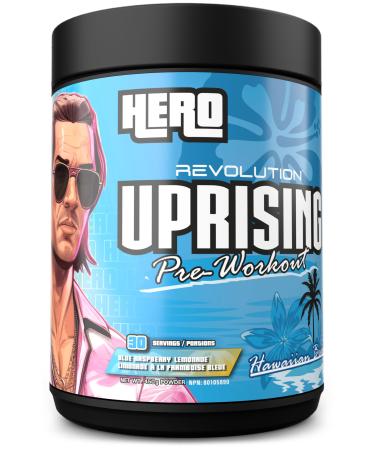 Revolution Nutrition Uprising Hero Citrulline Malate 2:1 DMAE Lion's Mane Caffeine For Men & Women 450g 30 Servings Blue Raspberry Lemonade Blue Raspberry Lemonade 450g