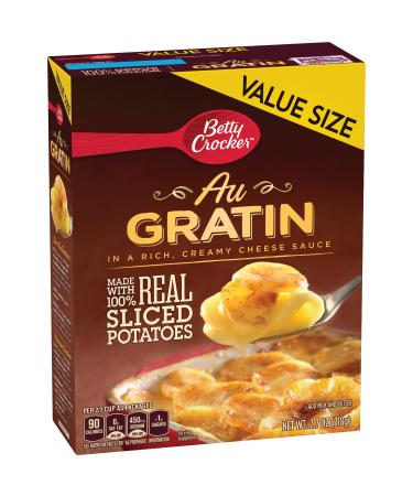 Betty Crocker Au Gratin Potatoes, Made with Real Cheese, 7.7 oz AU GRATIN 7.7 Ounce (Pack of 6)