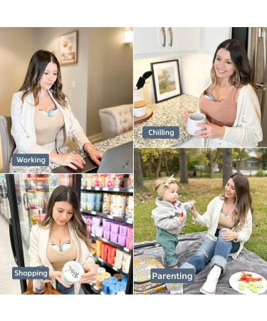 Buy MomMed Electric Portable Milk Pump - 3 Modes 12 Power Levels Low Noise Includes Flanging Sets - International Shipping Available - Buy Online on SooperMarket.com