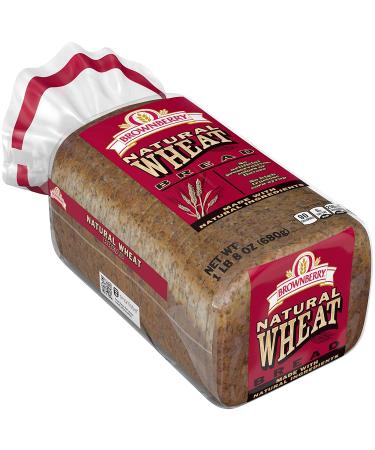 Brownberry Natural Wheat Bread 24 oz - Whole Grain Loaf for Healthy Living - Buy Online on SooperMarket.com