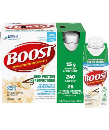 Boost Fruit Flavoured Drink Variety Pack 237ml 24 count & High Protein Meal Replacement Drink Vanilla 237 ml 6 Counts (Pack Of 4) - Buy Online on SooperMarket.com