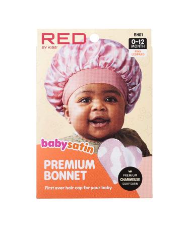 Red by Kiss Baby Satin Bonnet Sleep Caps - Pink Leopard Hair Wraps - Buy Online on SooperMarket.com