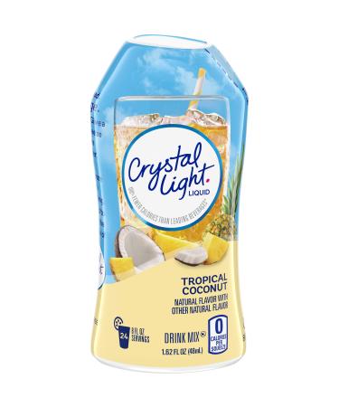 Crystal Light Liquid Drink Mix, Tropical Coconut, 1.62 OZ Tropical Coconut 2 Count (Pack of 1)