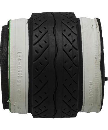 Bell Comfort Cruiser Bike Tires with Flat Defense - Whitewall | Flat Defense Technology for Smooth Rides - Buy Online on SooperMarket.com